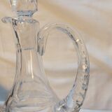Set of 6 wine glasses and carafe in Lorraine Crystal - Gérard Model