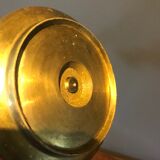 Pair of brass candlesticks