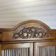 Beautiful antique solid wood wardrobe, country chic / Provençal, carved.