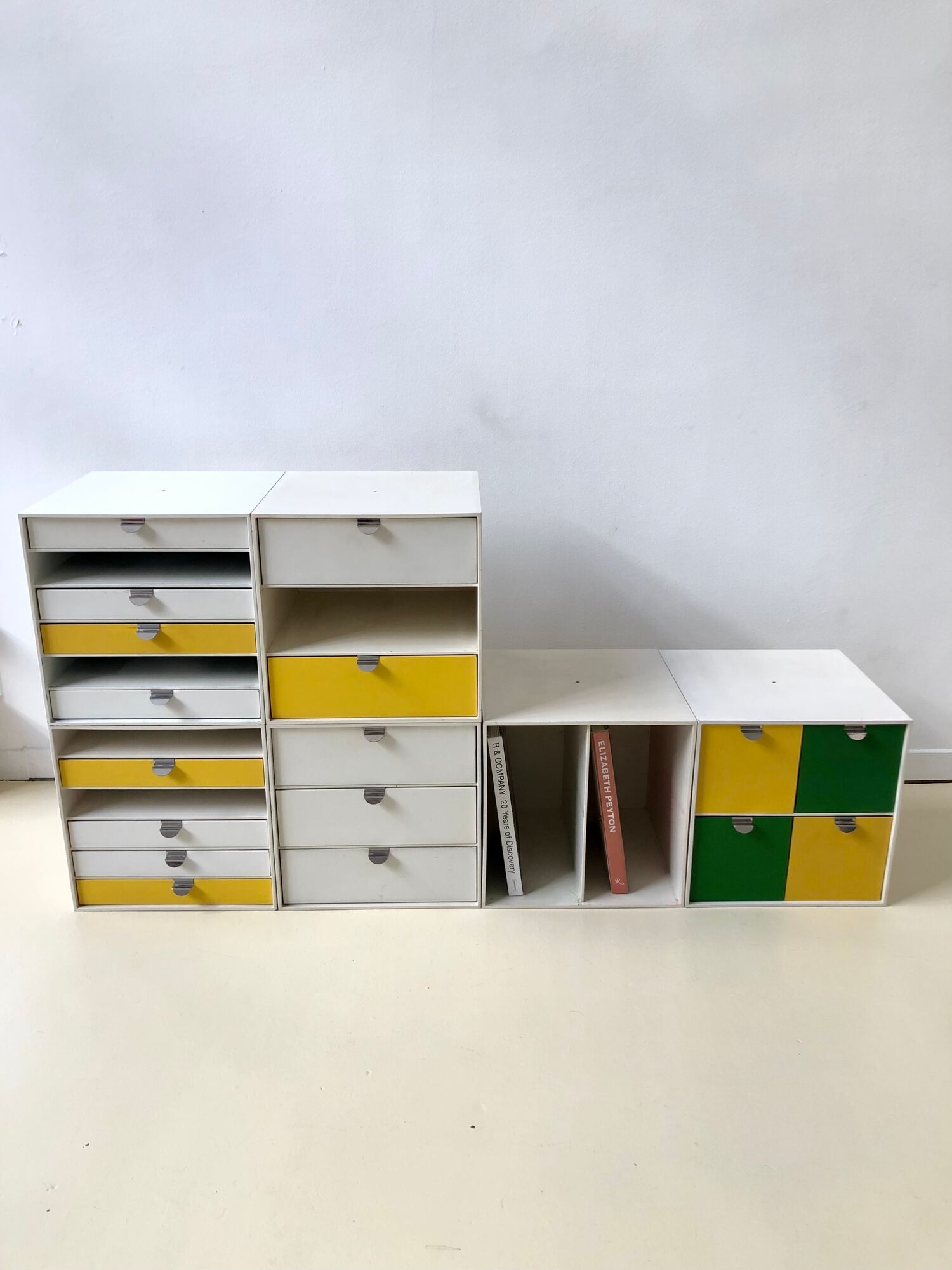 Set of 6 storage cubes Palaset design by Ristomatti Ratia, Treston edition, 1972