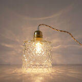 Suspension ballad molded glass globe