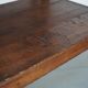 Antique oak 19th century French rustic console / drapers or side table