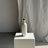 White English liqueur bottle with brown cap H27.5