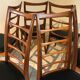 Set of 6 Scandinavian Teak "Lis" chairs by Niels Koefoed, Circa 1960