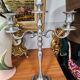 Metal candle holder