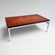 Glass coffee table by Jean René Talopp, 1970s