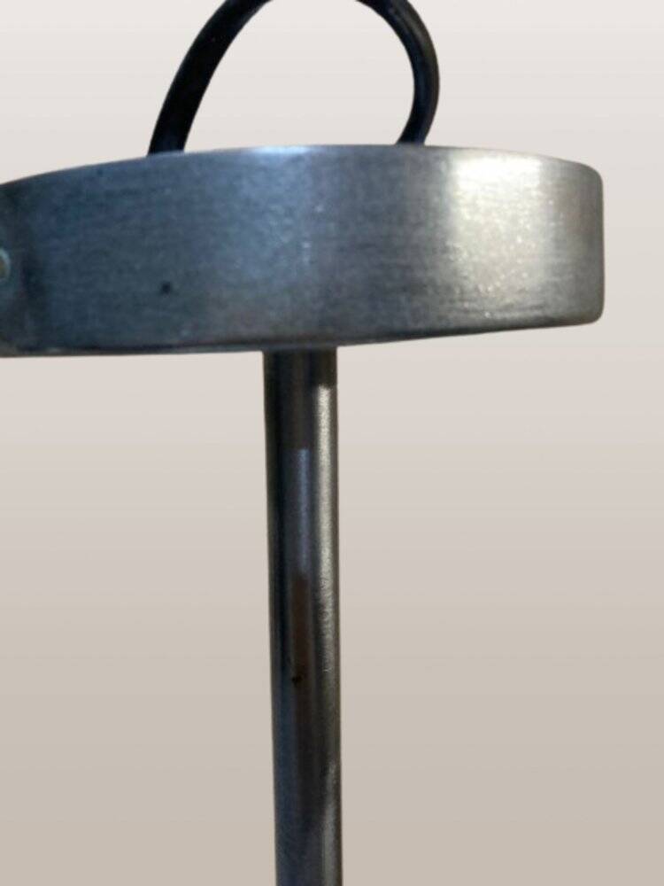 Opaline glass pendant lamp for recycled kitchen counter, vintage glass lampshade, 1960