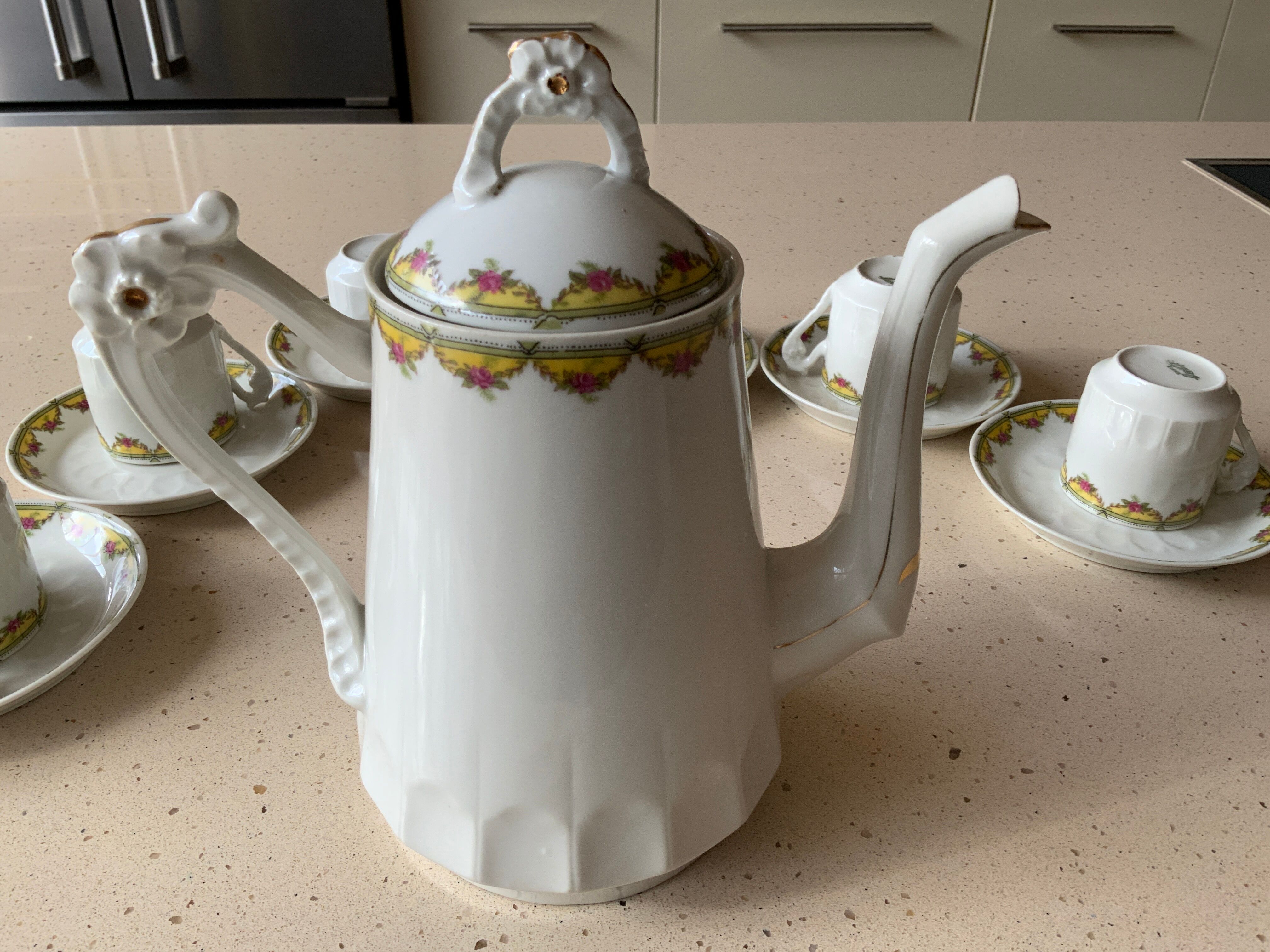 Porcelain coffee service