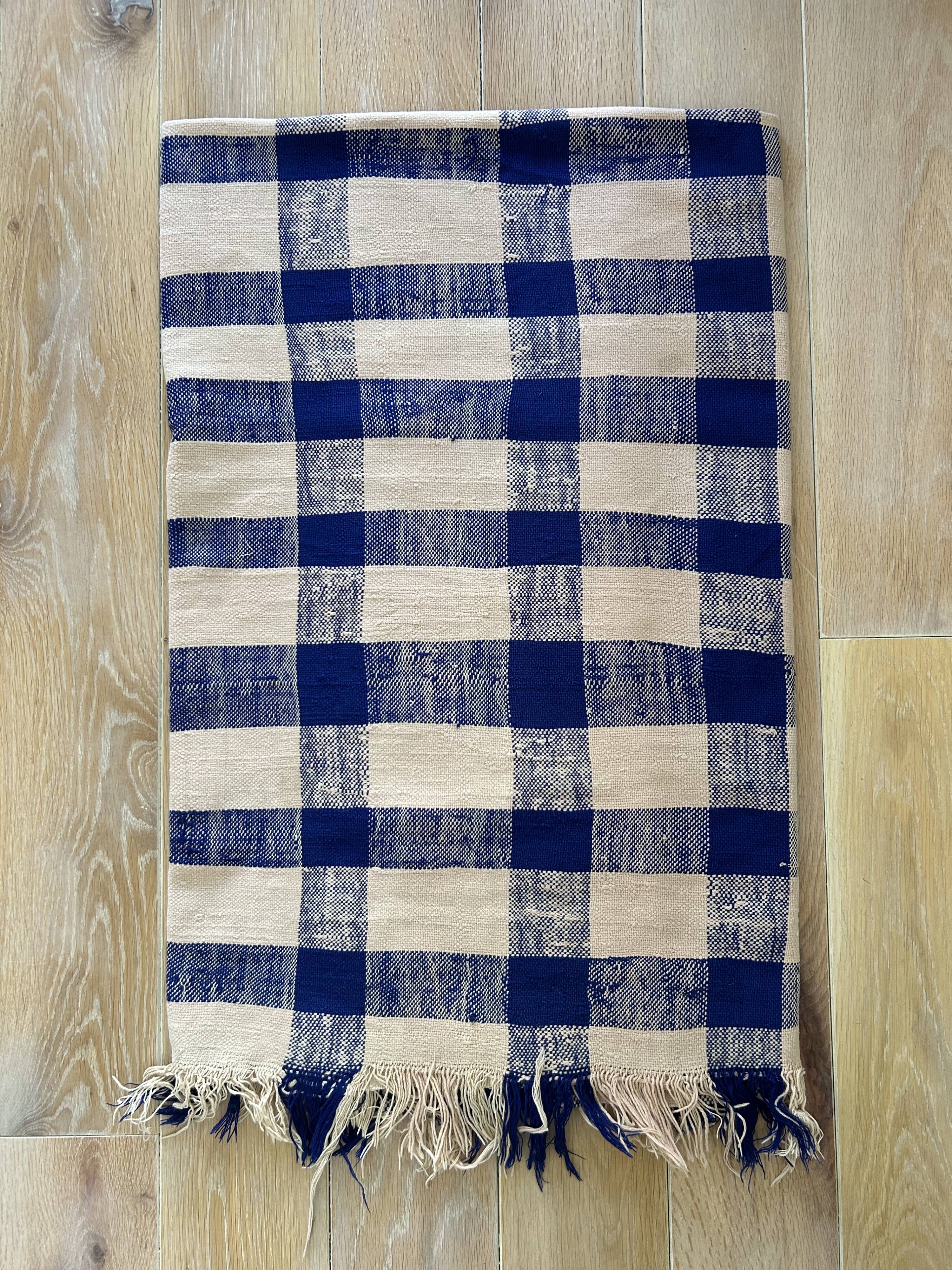 Vintage moroccan blanket haïk