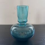Biot style blue vase
