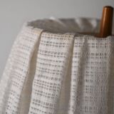 Floor lamp with fabric shade