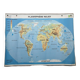 Old school MDI map: The world, political planisphere and relief.