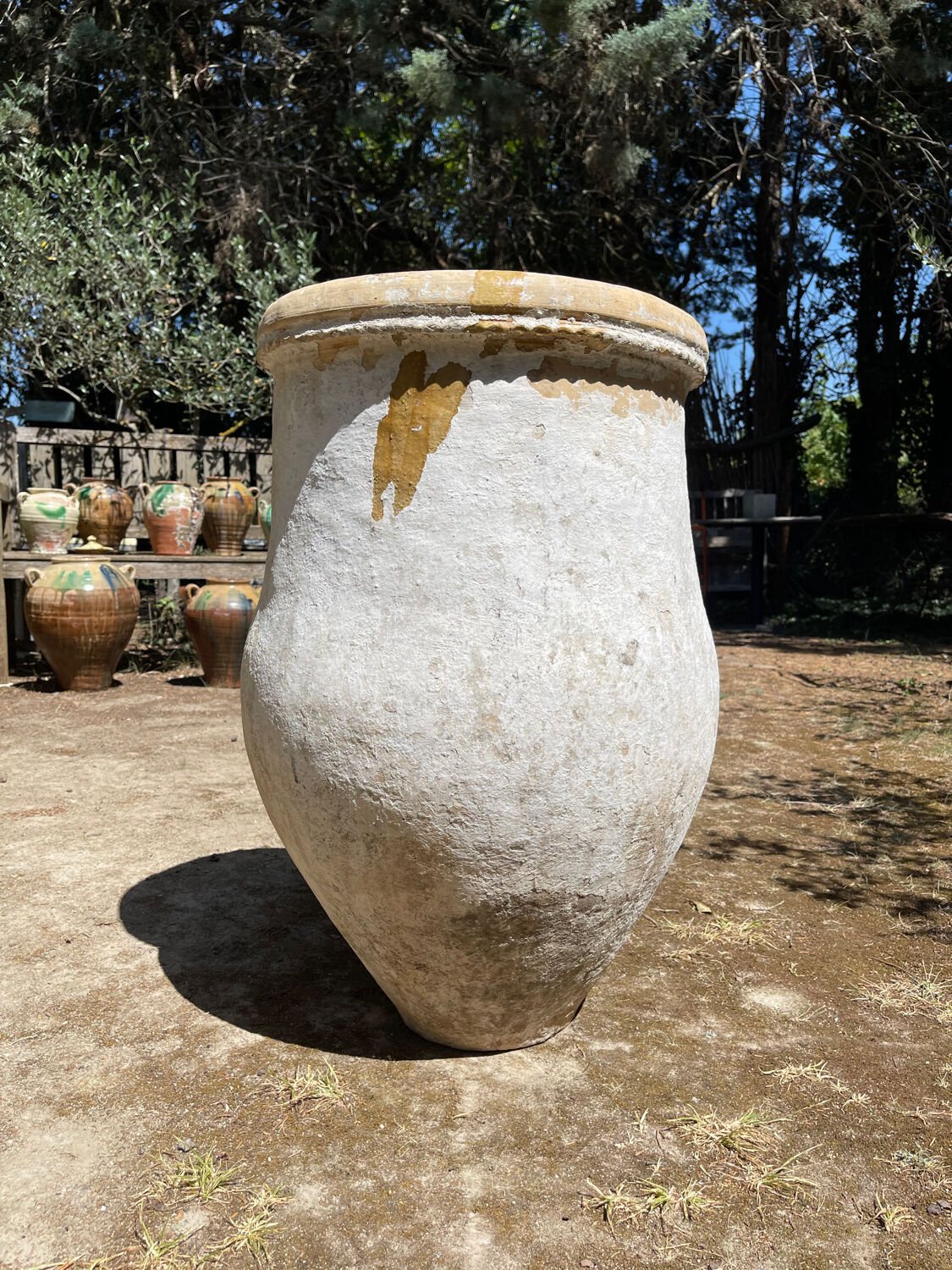 Terracotta pot jar