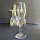 Red wine glasses