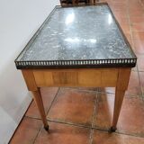 Louis XVI style cherry wood coffee table