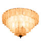Italian parallelepiped glass chandelier, 1960s