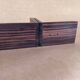 Art Deco bookends in rosewood and Bakelite