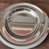 Shallow metal dish