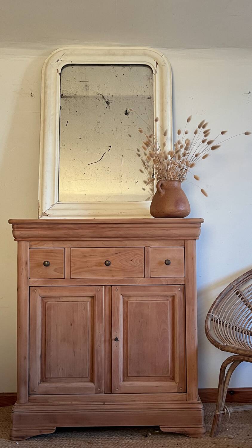 Renovated solid wood entrance console