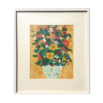 Pastel ' Bouquet of Flowers ' Vintage