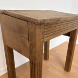 Solid oak school desk