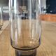 5 verres à eau  vintage en verre fumé