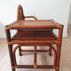 Fauteuil avec tablette en rotin & bambou - vintage