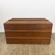 Old wooden transport trunk