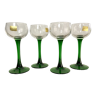 4 luminarc France stemmed glasses