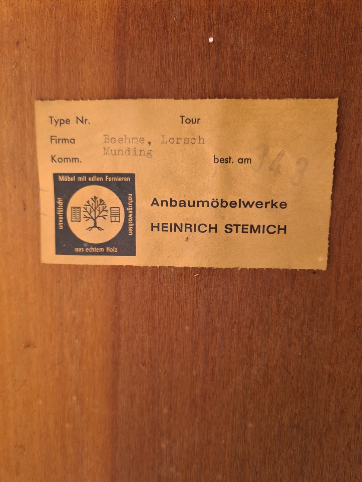 Vintage bookcase foot compass