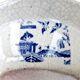Old Rectangular Hollow Dish In English Earthenware 19th Chinese Decor Blue Willow