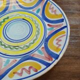 XXL Presentation Plate Multicolored Circles