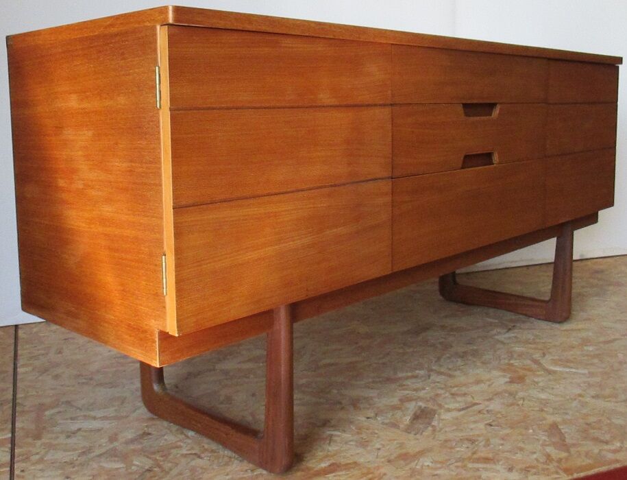 Uniflex clear wood sideboard