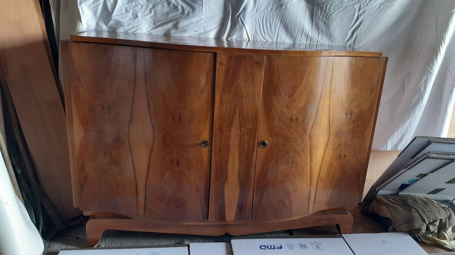 Walnut sideboard