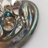 Silver metal foie gras set