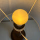 Vintage Mid Century Modern Wood Base Table Lamp