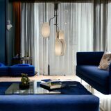 Lustre architectural en verre de Murano