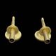 Pair of antique gilt brass wall sconces – classic style