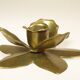 Brass "flower" candle holder, 1970