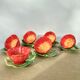 Coffee cups flowers slurry