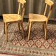 Ancienne paire de chaises bistrot