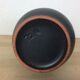 Vase forme pichet céramique bleu cobalt 1970