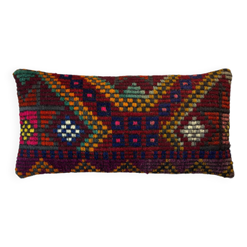 Housse de coussin Kilim turque vintage, 30 x 60 cm