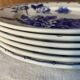 6 English flat plates Staffordshire Victoria