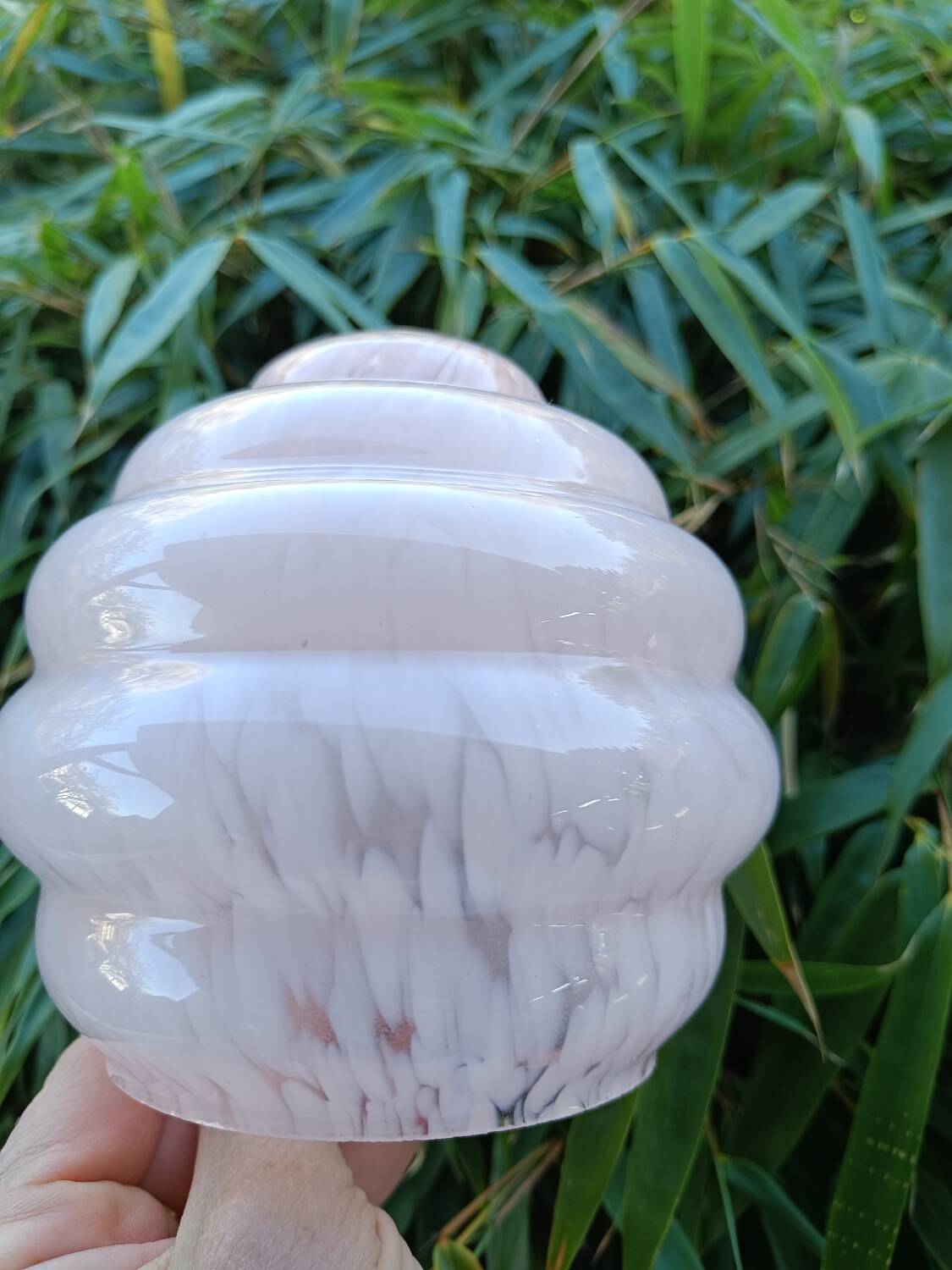 Clichy glass opaline globe