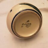 Quimper henriot earthenware vase