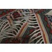 1960's Vintage Turkish Milas Handmade Wool Cotton Area Rug 130x180