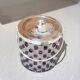 Pair of Vintage Cut Crystal Biscuit Boxes / Ice Buckets with Silver-Plated Lids