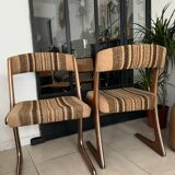 Pair of vintage Baumann Kangaroo chairs
