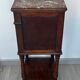 Bedside table/occasional table early 20th century wood and marble